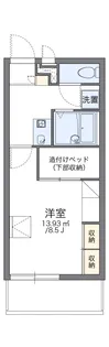 レオパレスグルーデテンポ【507号室】の間取り