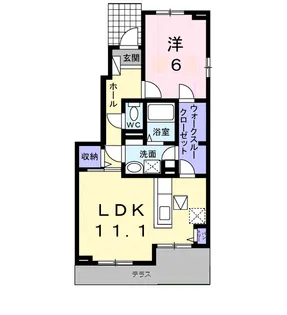サン・ハーモニーC【1階】の間取り