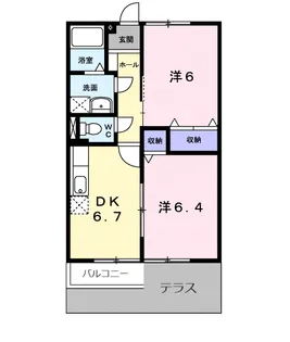 センチュリー21 B【1階】の間取り
