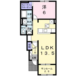 アンジュ・Y【1階】の間取り