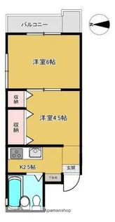 Lコート【202号室】の間取り