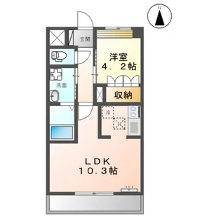 フェリーチェ【1階】の間取り
