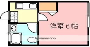 扇町マンション【203号室】の間取り