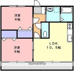 ラショナルスクエア【1階】の間取り