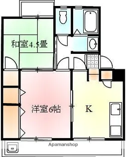 村上マンション【1階】の間取り