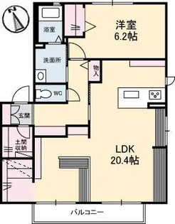 ひまわりハイツ A棟【2階】の間取り