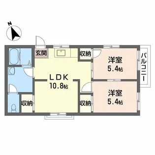 フレグランス宮脇【2階】の間取り