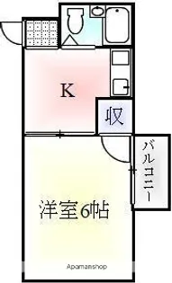 ローズガーデン【2階】の間取り