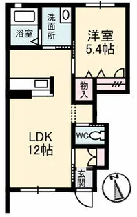 アプリコット Ⅰ【1階】の間取り