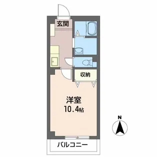 ロータス伏石【3階】の間取り
