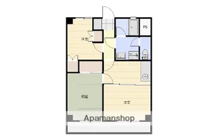 阿部ロイヤルハイツ【605号室】の間取り