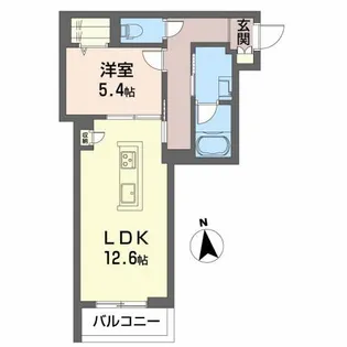 ロイヤルシャーメゾン栗林【3階】の間取り