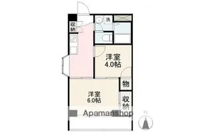 ローズ・シャンブル【207号室】の間取り
