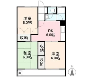 FIRST LUNA【2階】の間取り