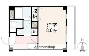 シティハイツかし【2階】の間取り