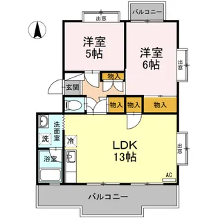 ピュアハイツ【2階】の間取り
