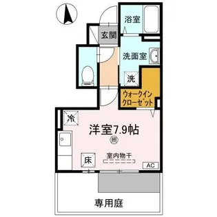 エスペランサ 花ノ宮【1階】の間取り