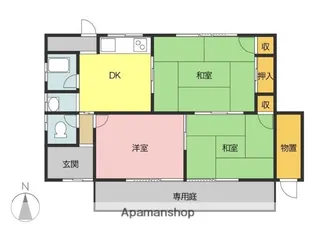 香川県高松市太田上町【一戸建】の間取り