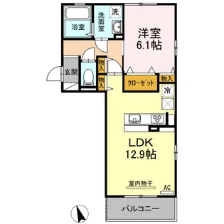 ラナ マラキ B棟【1階】の間取り