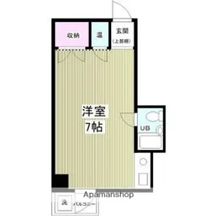 1Rの間取り画像