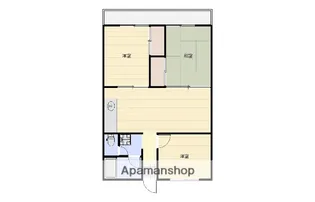 詰田川ハイツ【5階】の間取り