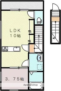 LUMIELE仏生山【201号室】の間取り