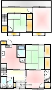 香川県高松市扇町1丁目【一戸建】の間取り