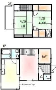 香川県高松市花ノ宮町2丁目【一戸建】の間取り