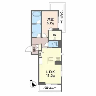 Comodo.TT【2階】の間取り