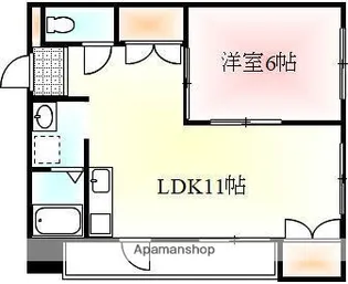 BASE津田【405号室】の間取り
