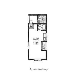 元山アパート【202号室】の間取り