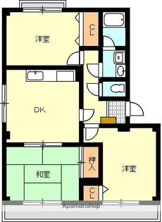 御幸ハイツ【301号室】の間取り