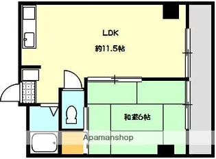 コンフォール錦町【303号室号室】の間取り