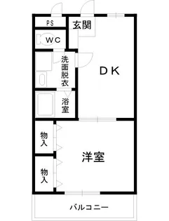 カンパーニュ塩上 Ⅰ【3階】の間取り