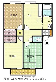 アネシスコート A・B・C棟【C203号室】の間取り