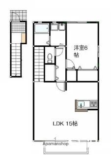 リッセン【A201号室】の間取り