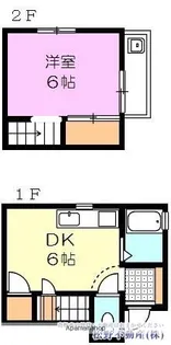 メゾン平山【北号室】の間取り