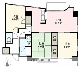 ベルエミナンス桜町【2階】の間取り
