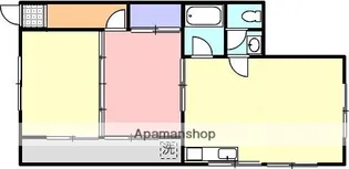 村井ビル【101号室】の間取り
