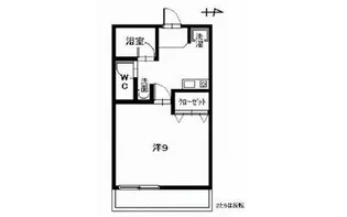 コンフォート【A-6号室】の間取り