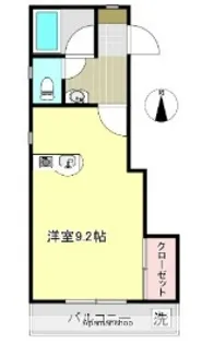 サンシティ新開Ⅱ【2階】の間取り