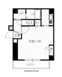 西本丸の内マンション【4階】の間取り