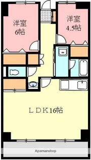 ルネコート太田【303号室】の間取り