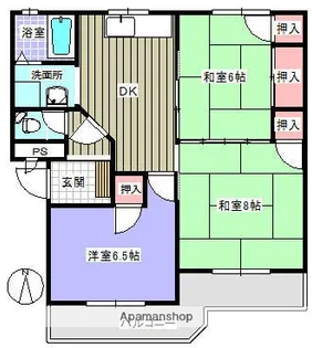 ハイムTAKAHASHI【3階】の間取り