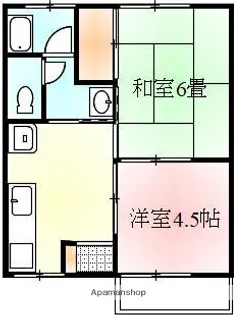 林マンション【102号室】の間取り