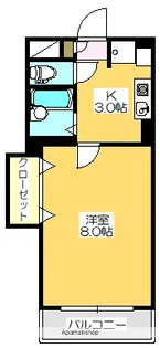 グランドジョラス【205号室】の間取り