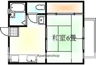 ヴィラ花ノ宮【2階】の間取り
