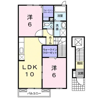 サン リバーD【2階】の間取り