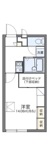 レオパレスエスポワール【113号室】の間取り