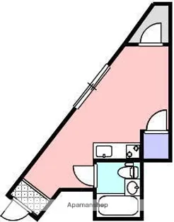 ユニバ扇町【201号室】の間取り